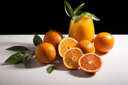 美味多汁的橙子图片
