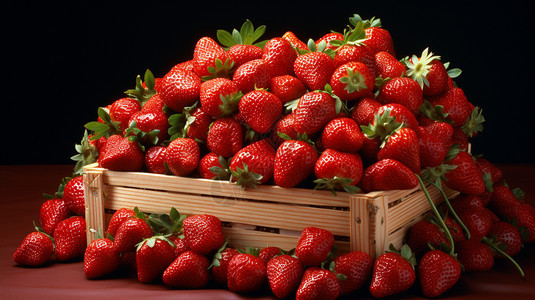 红色的草莓图片