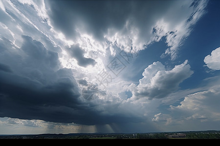 雷暴前的乌云图片