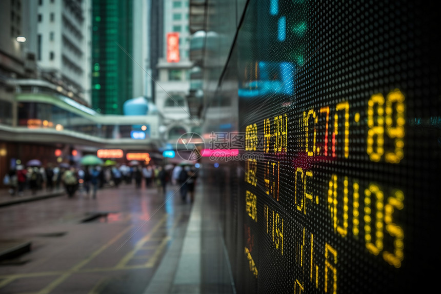 香港股市高清图片下载-正版图片600484068-摄图网