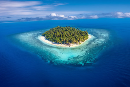 热带岛屿的美丽风景图片