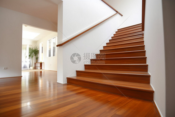 木质地板和楼梯图片