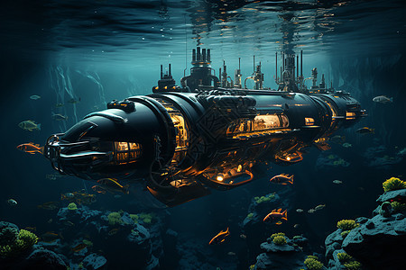 深海建筑师的奇幻水下之旅图片