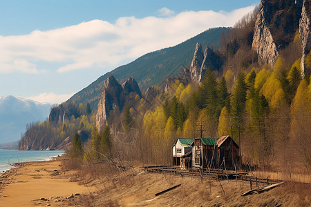 湖光山色图片