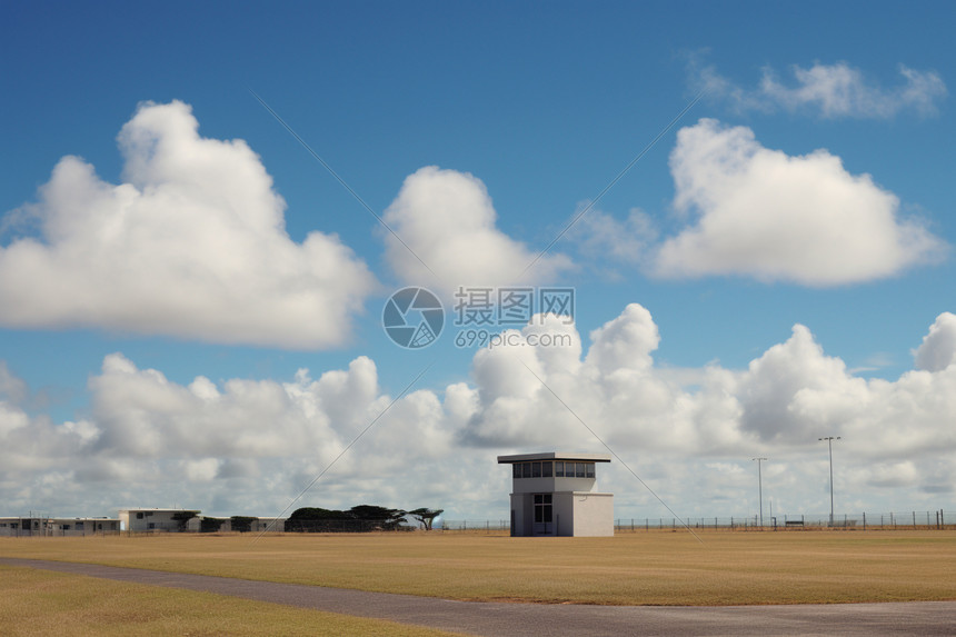 空旷的飞机场图片