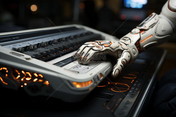 未来派智能机械臂图片