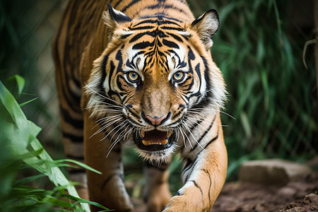 凶猛的老虎丛林之王高清图片