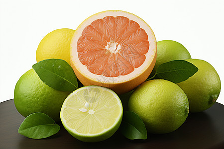 柠檬和葡萄柚图片
