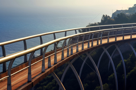 壮观的跨江大桥图片
