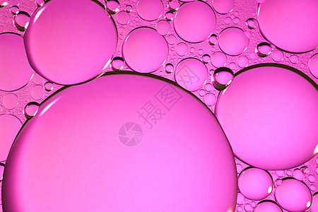 粉色背景的水泡图片