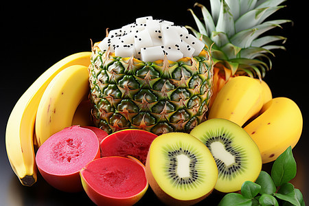 多汁的热带水果图片