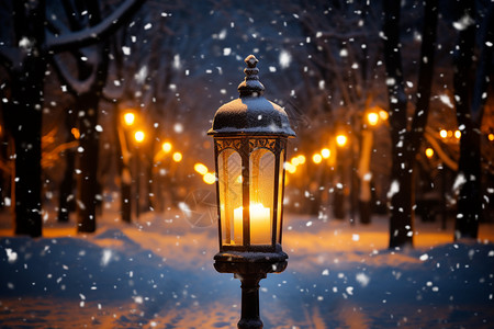 神奇冬夜图片