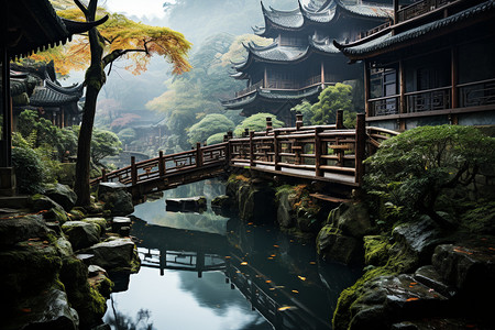 神秘的中国园林图片