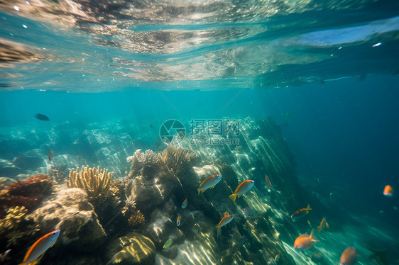 海底缤纷的生态世界图片