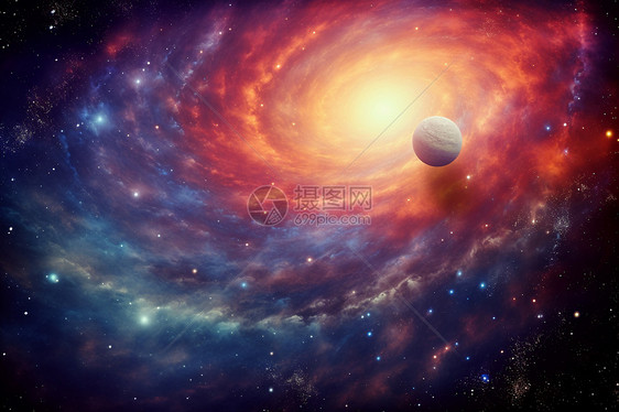 神奇的星云漩涡图片