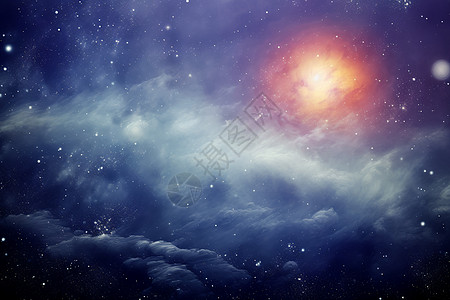 宇宙中绚丽的星云图片