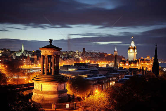 爱丁堡市景图片