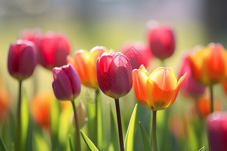 郁金香花海图片