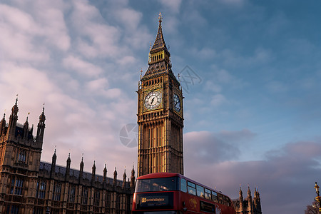 伦敦钟楼建筑图片