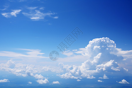 室内风景多云的自然天空背景