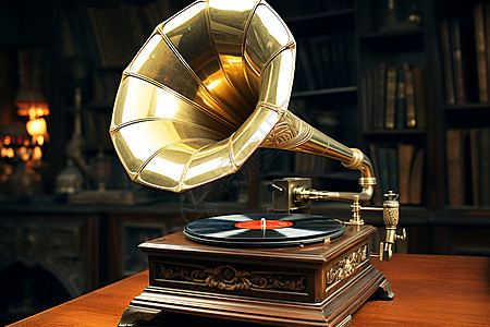 古董音乐播放器背景图片