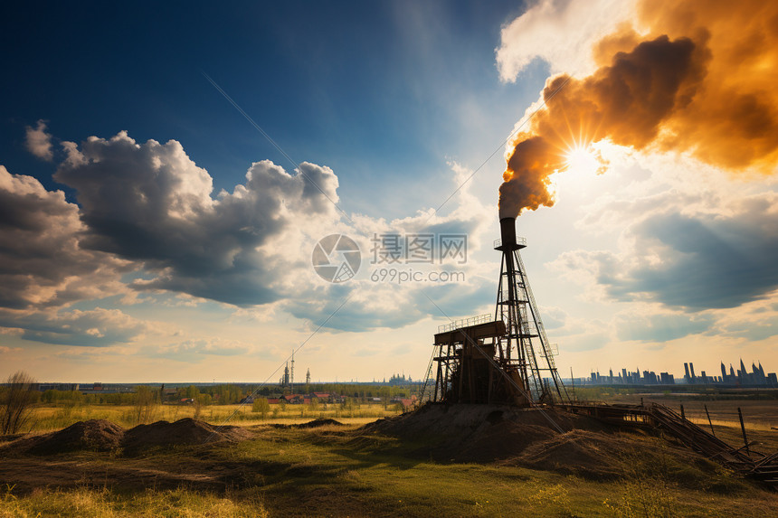 提炼天然气高清图片下载-正版图片600494055-摄图网