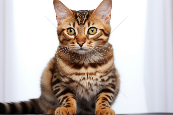 可爱的豹纹猫图片