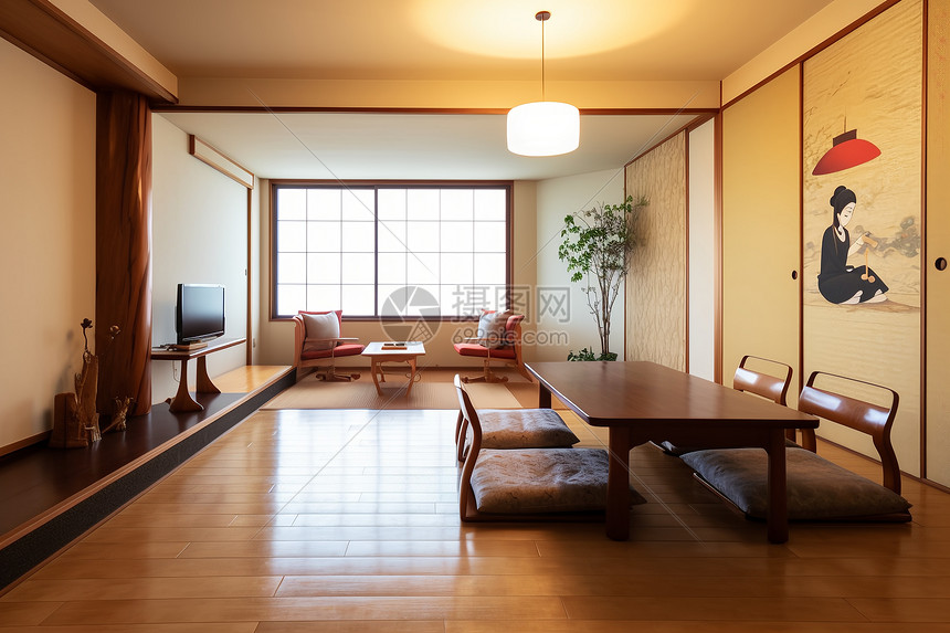 现代日式风格家居装饰图片