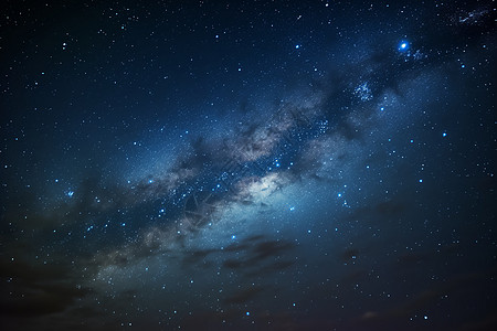 空中壮观的银河景观图片