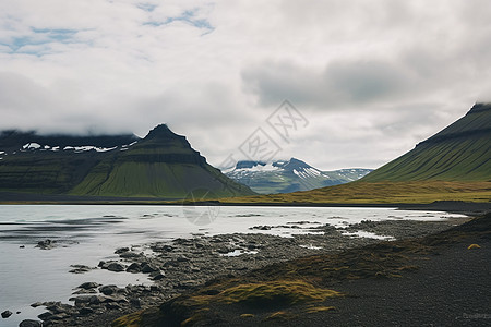 荒无人烟的冰岛图片