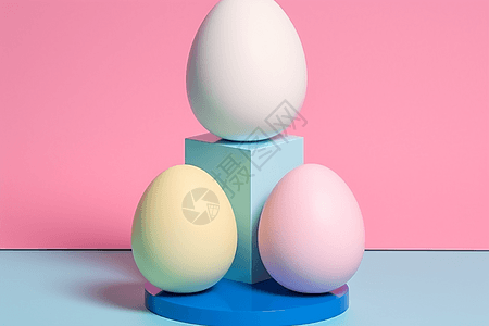 蛋型摆放效果背景图片