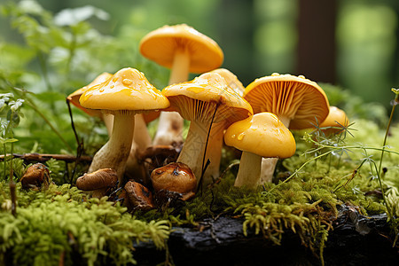 野外的蘑菇图片