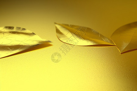 豪华闪耀的金色锡纸材料图片