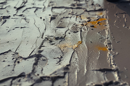 不均匀涂抹水泥的痕迹图片