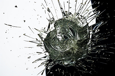 碎裂的玻璃玻璃碎裂的纹路设计图片