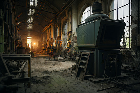 工业废墟图片