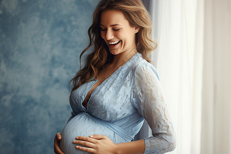 一名怀孕的妇女图片