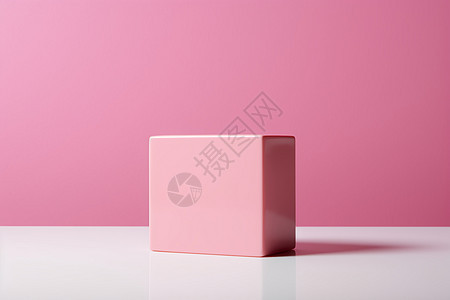 粉色魔幻盒子背景图片
