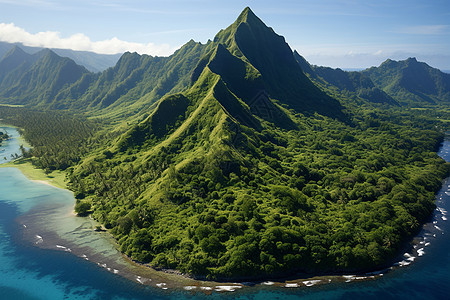 美丽山海景色图片