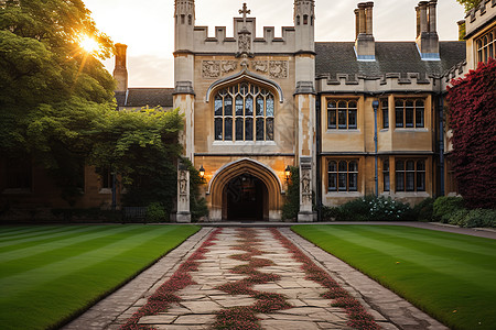 英国历史剑桥大学建筑背景