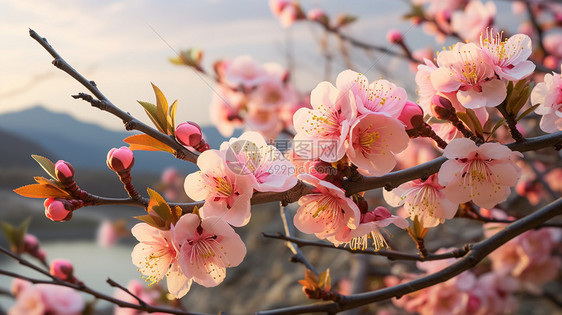 春天的桃花图片