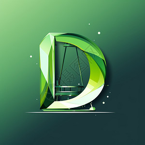 Logo简约几何图形背景图片