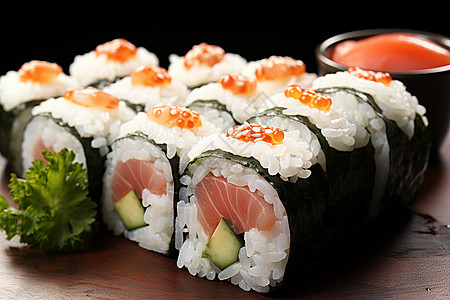 传统寿司晚餐图片