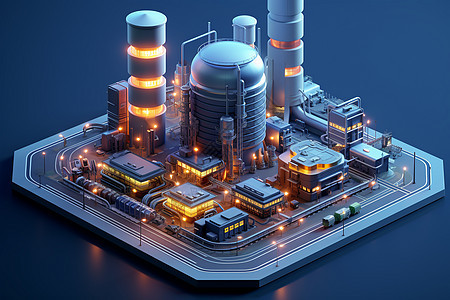 创新工业的清洁能源工厂图片