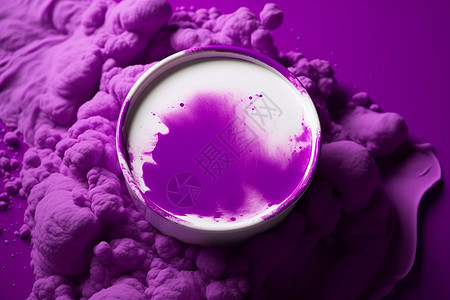 艺术的紫色粉末创意背景图片