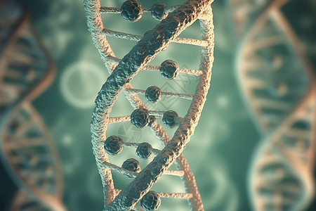 人类细胞内合成的DNA链图片