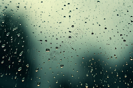 雨后潮湿的玻璃图片