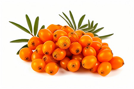 橙色的美味果子图片