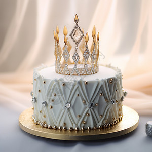 钻石生日蛋糕图片