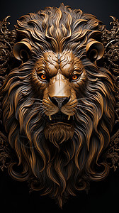 威武的狮子头图片